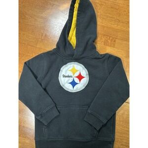 Pittsburgh Steelers Hoodie Kids Size Medium Black NFL Apparel